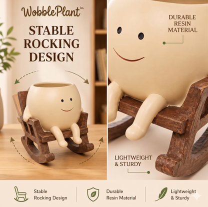 WobblePlants Rocking Plant Pot