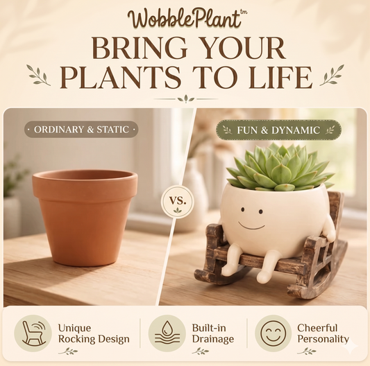 WobblePlants Rocking Plant Pot