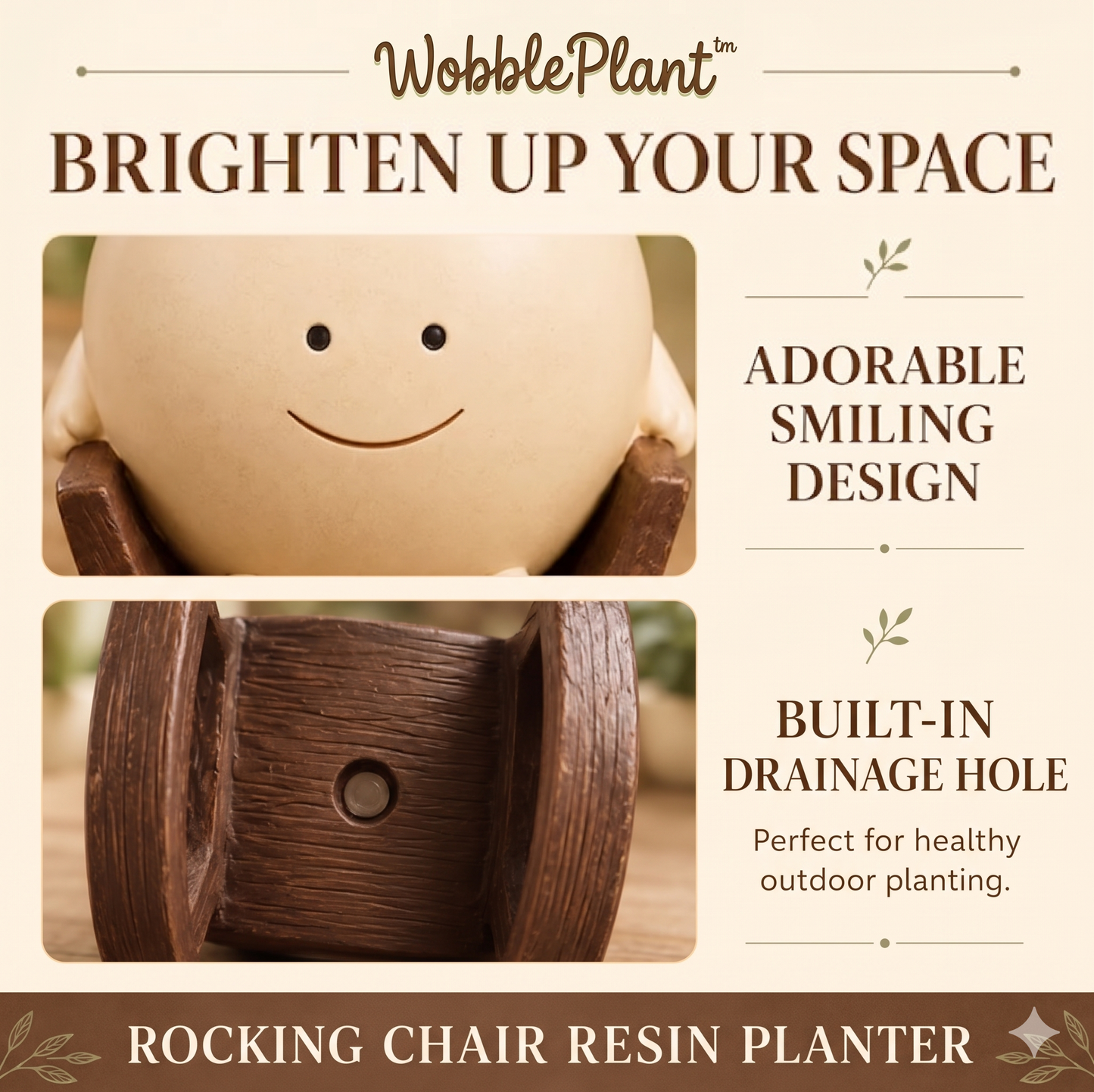 WobblePlants Rocking Plant Pot